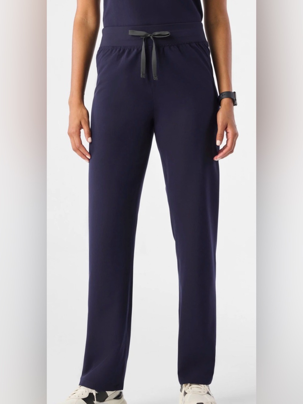 Livingston™ High-Rise Straight-Leg Scrub Pant in small tall Navy
